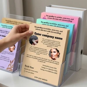 Microneedling Advertising Flyers