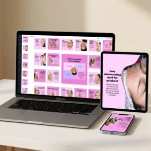 Social Media Microneedling Posts