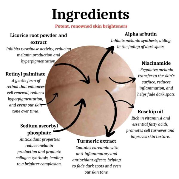 Pigmentation Night Serum Ingredients 3