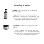 ShaRique Skin 2-step morning skincare routine for protection and radiance.