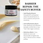 Barrier Repair Cream texture with Ceramide NP and Squalane for skin recovery