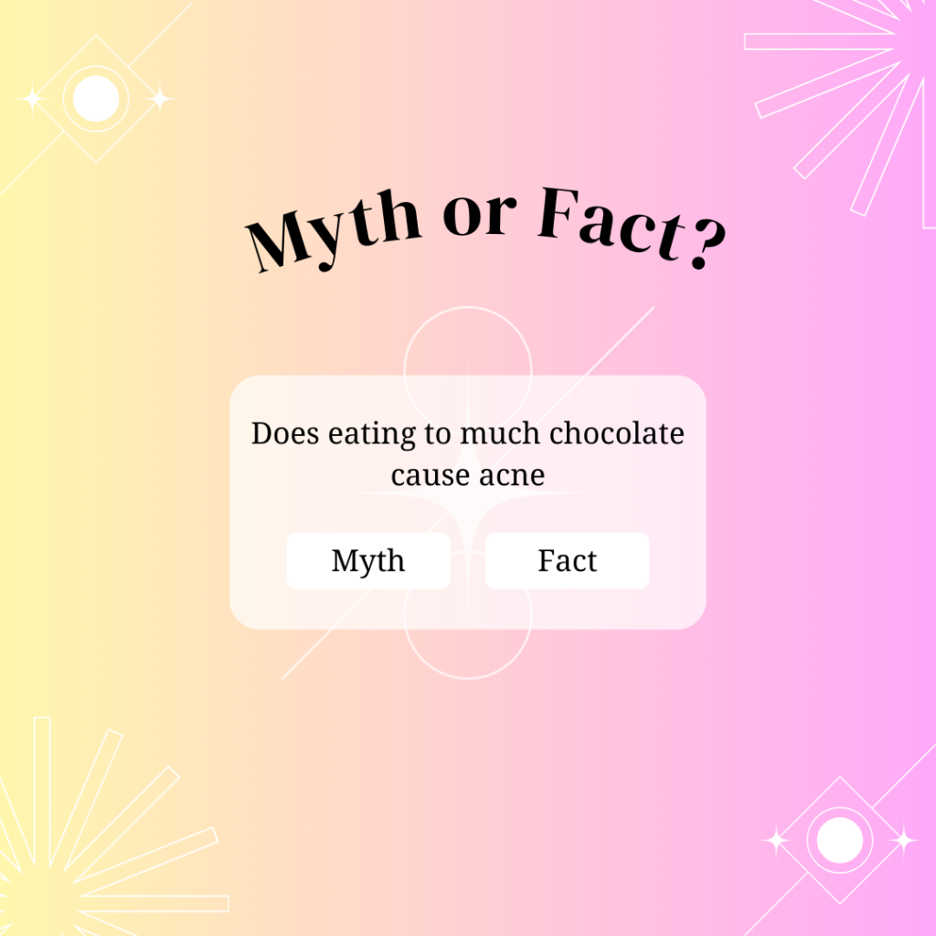Pink Orange Gradient Aesthetic Myth Or Fact Instagram Post