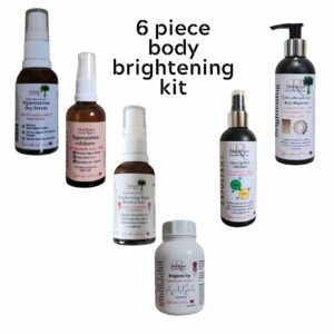 6 piece body brightening kit