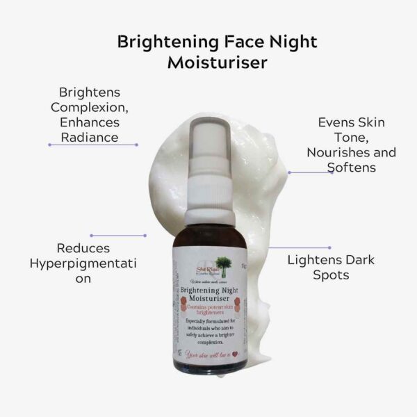 Brightening night moisturiser 10