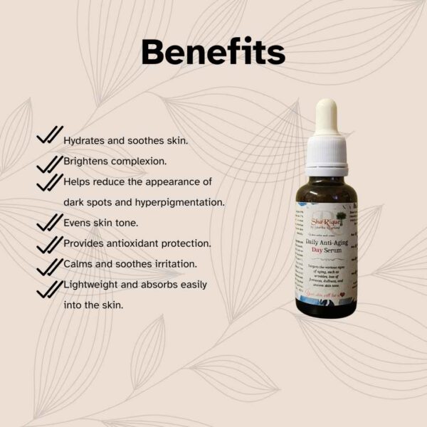 Daily Anti- Aging Day Serum Benefits