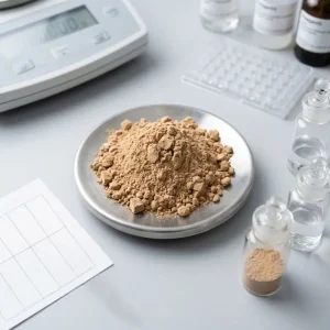 Panax Ginseng Root Extract Powder (80% Ginsenosides) in a laboratory setting.