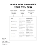 Digital tablet displaying the ShaRique Skin guide on how to master skin response and barrier health