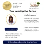 Official Journalist Investigation badge for Sharika Regchand and ShaRique Skin research