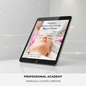 Professional Academy training manuals and digital resources for skin specialists