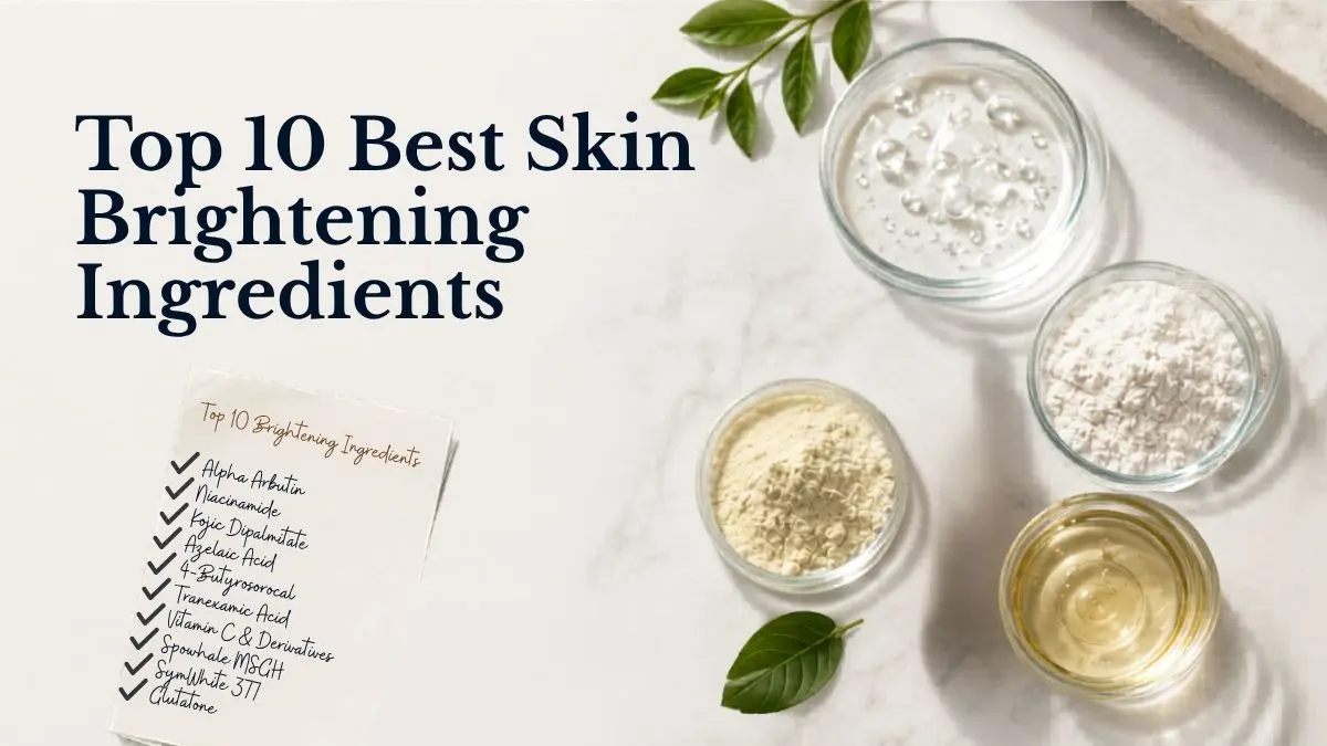 Best Skin Brightening Ingredients, we look at the most popular ingredients.