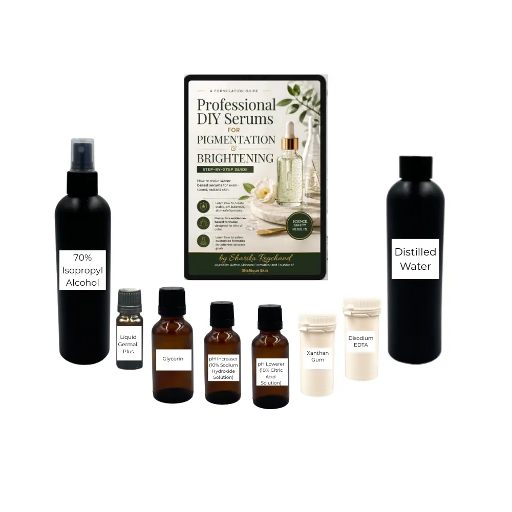 DIY Skincare Ingredients starter pack DIY Skincare Ingredients starter pack contains the core of what you need to get formulating.