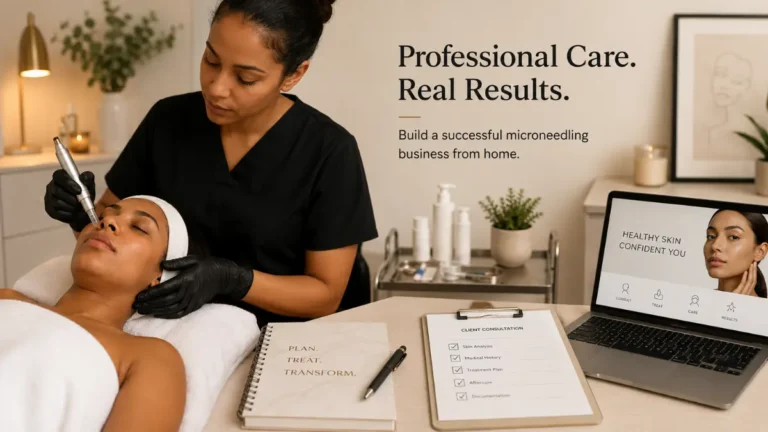 How to Start a Microneedling Business from Home, its not that complicated.