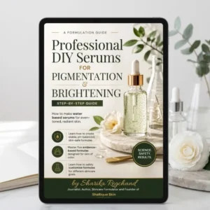 Professional DIY Serums for Pigmentation & Brightening allows you to formulate with your own skin brightening ingredients