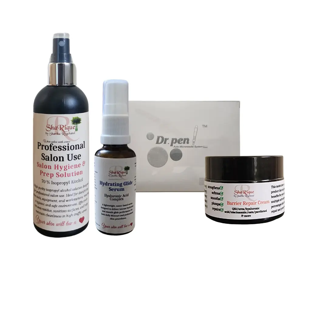 Microneedling Starter Pack | Device, Glide Serum, Sanitiser & Barrier Repair