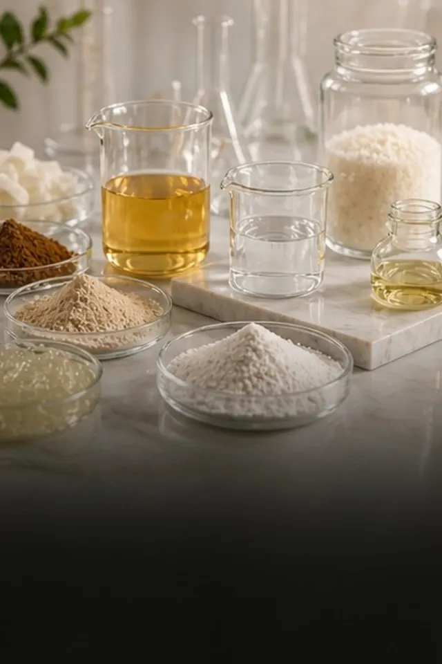 Cosmetic formulation ingredients, powders, oils and botanicals for skincare formulators