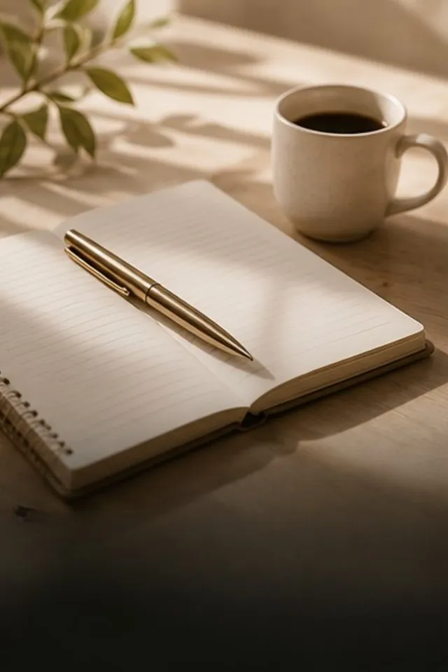 The Truth skincare blog, open notebook and coffee, evidence-based skincare articles