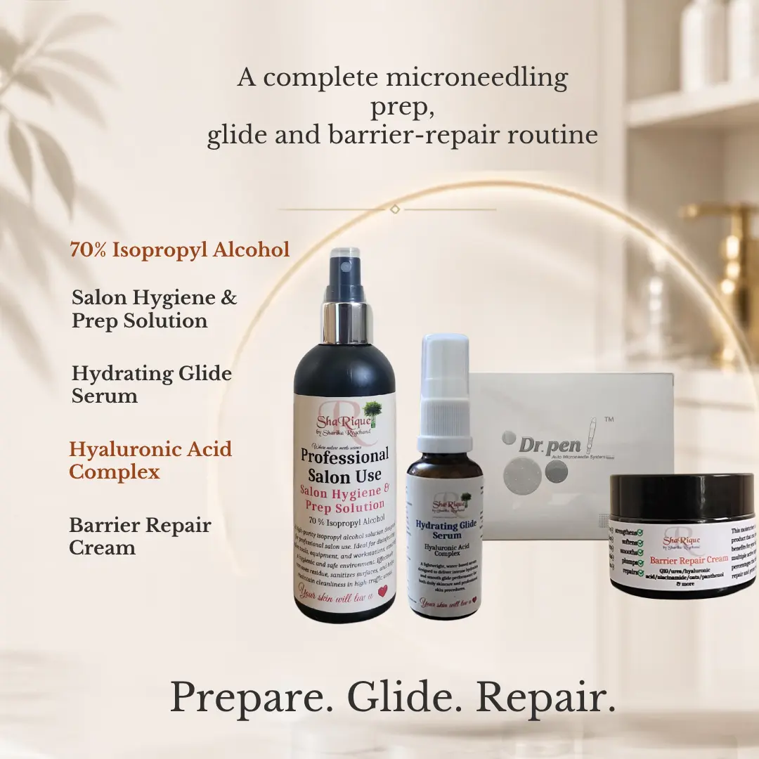 Prep, glide, microneedle and repair with the Microneedling Starter Pack.
