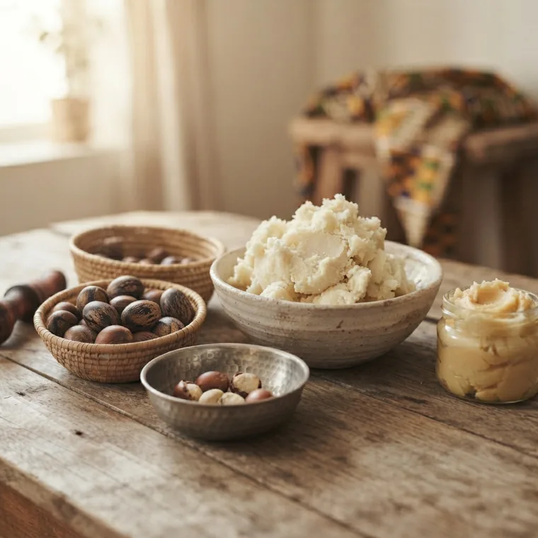 Whipped shea butter, the nourishing emollient in the post-treatment barrier repair moisturiser